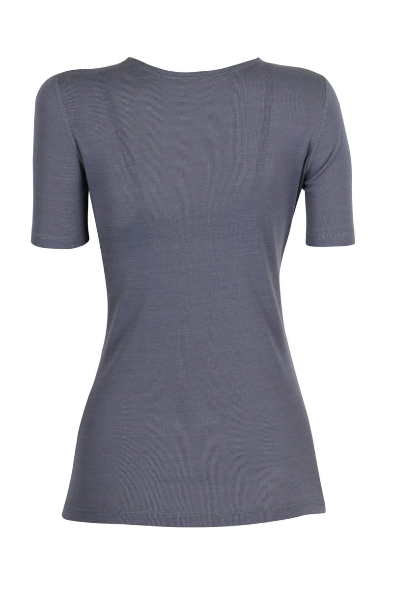 Kwark Women's T-shirt with short sleeves Merino Wool, BASE - Image 3