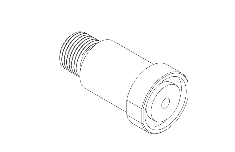 Connector DIN G 5/8 to M12x1